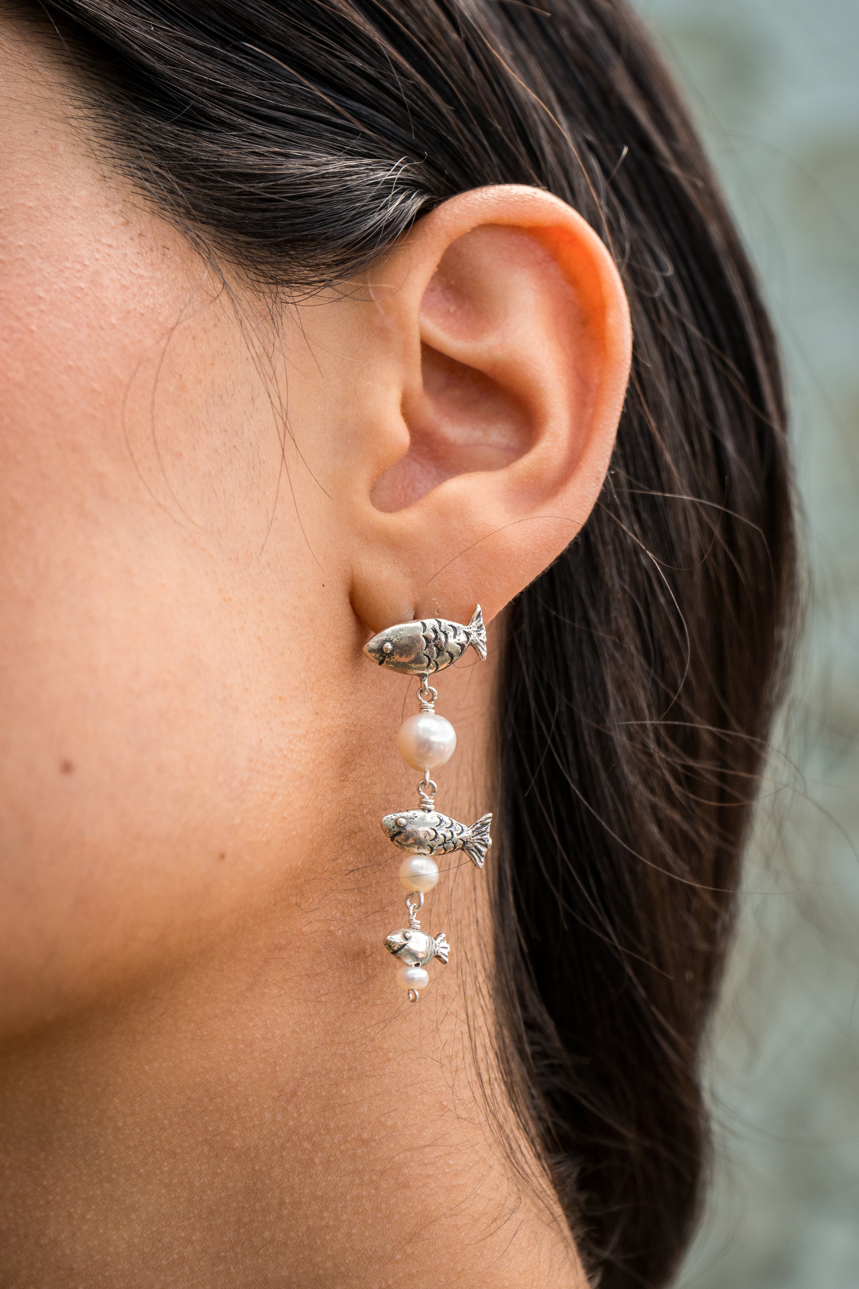 Aretes Trío de peces