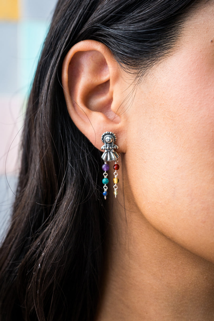 Aretes Muñeca Mini Alegre