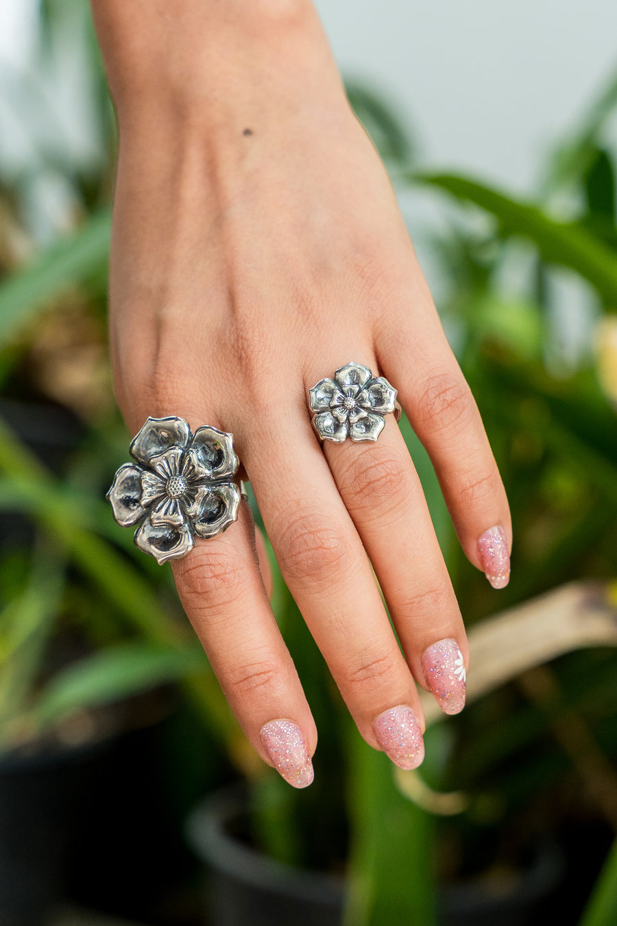 Anillo Flor chica de Sirena