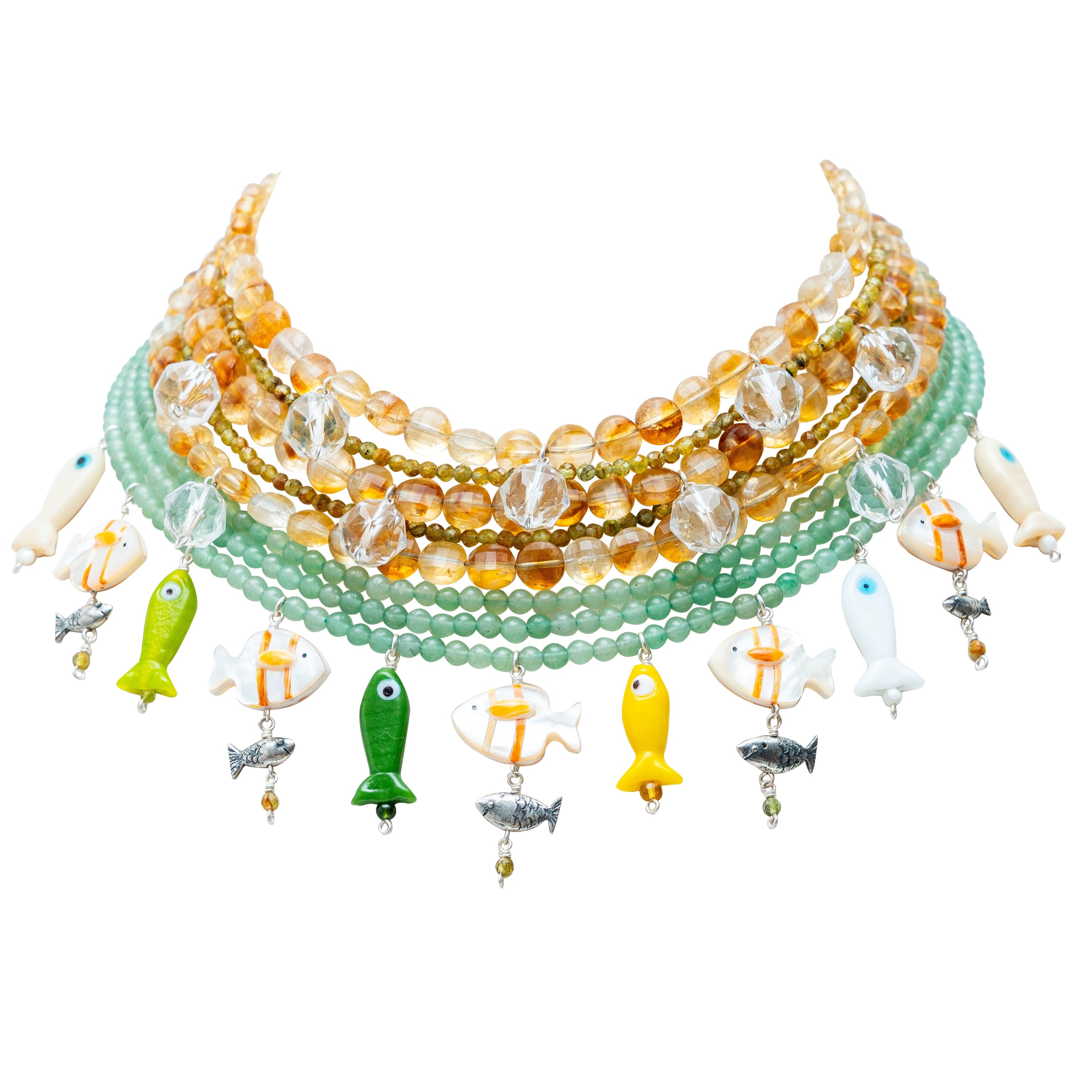 Collar Margarita de Maracuyá