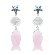 Aretes Mojito Rosa