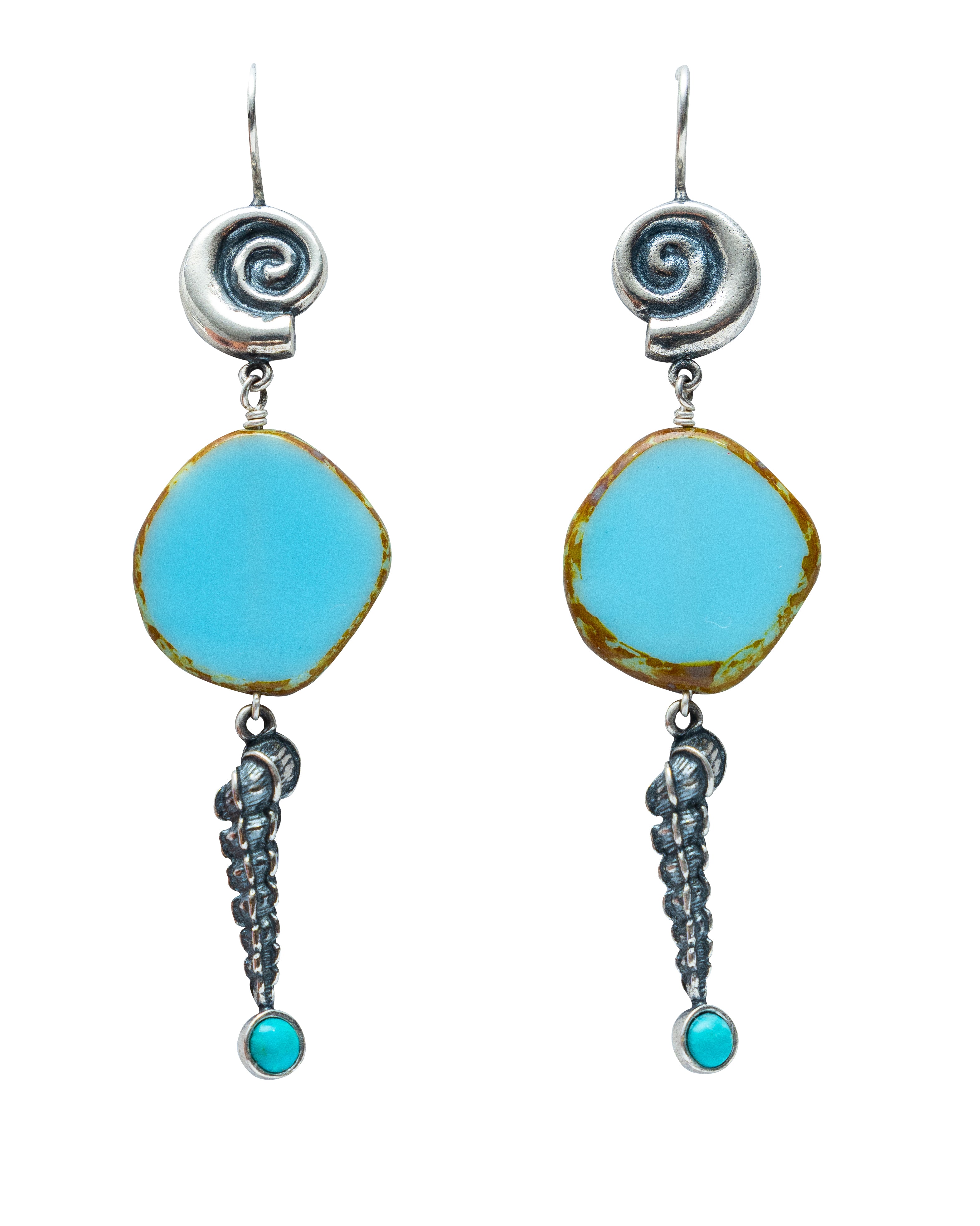 Aretes Mar Turquesa
