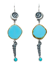 Aretes Mar Turquesa
