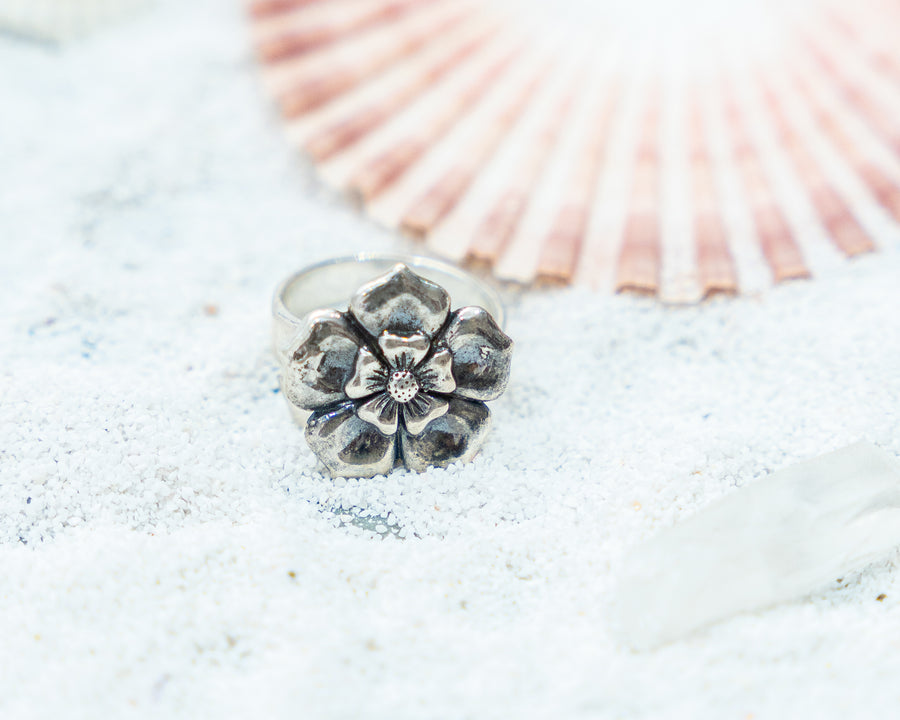 Anillo Flor chica de Sirena