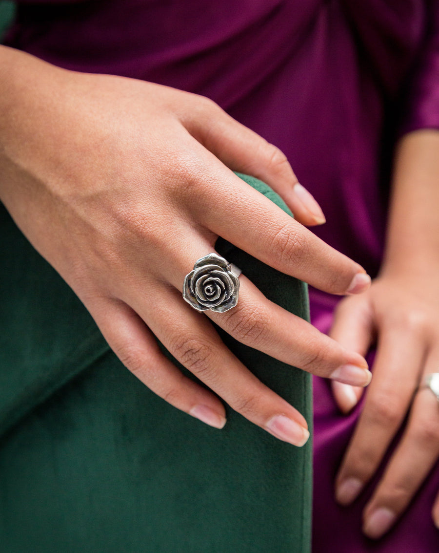 Anillo Rosa Mediana