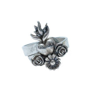 Anillo Corazón Ardiente