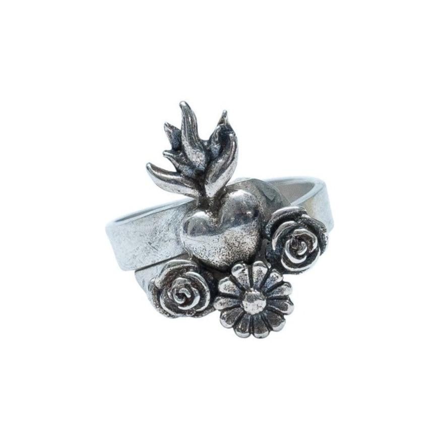 Anillo Corazón Ardiente