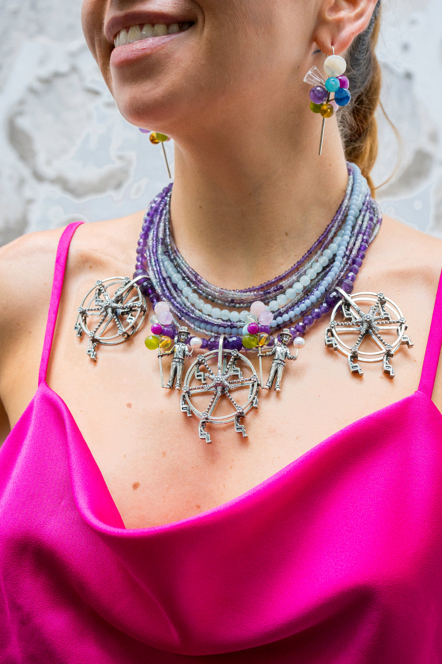 Collar Fluorita, Ruedas de la Fortuna y Globeros