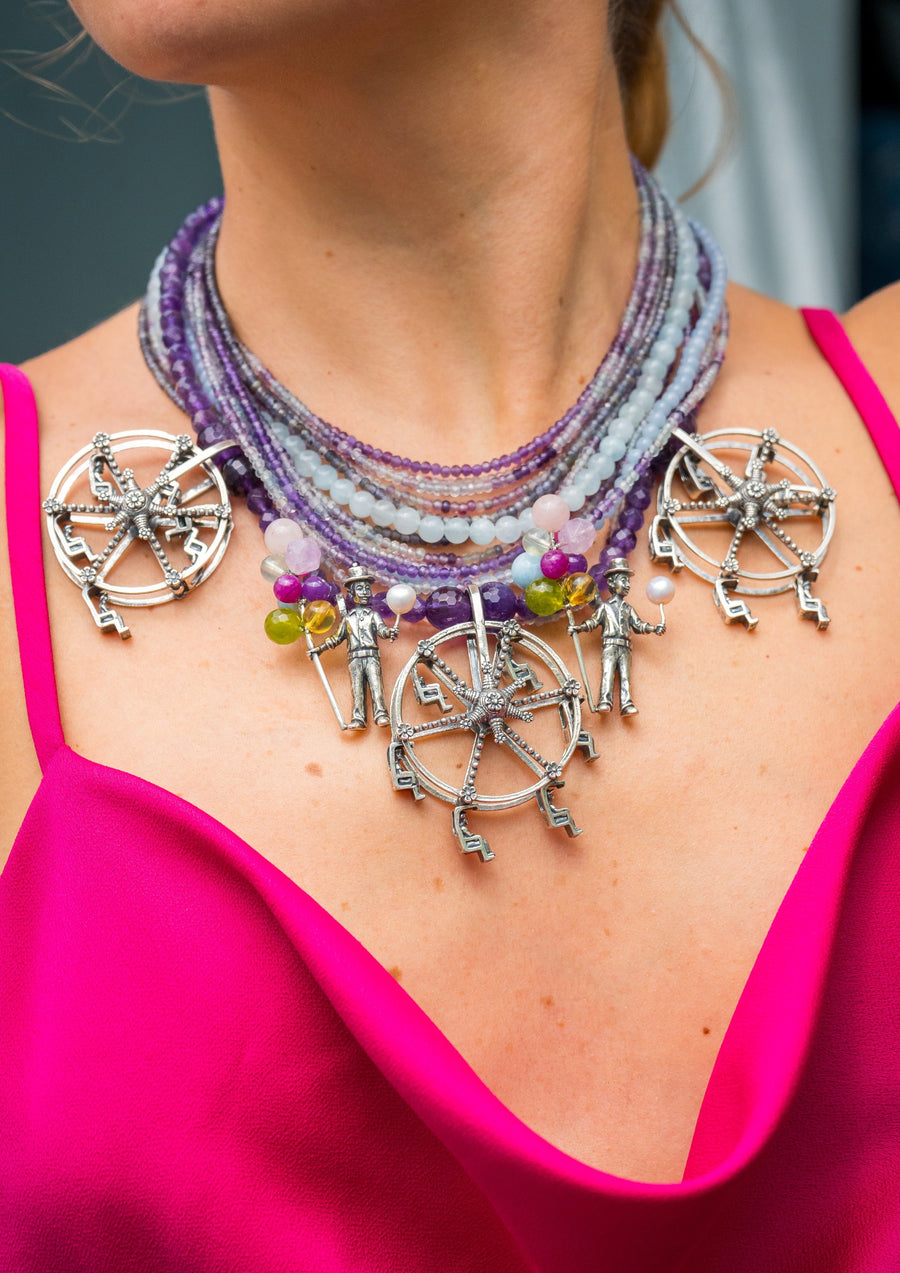 Collar Fluorita, Ruedas de la Fortuna y Globeros