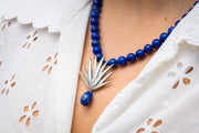 Collar Agave Sobre Lapislázuli