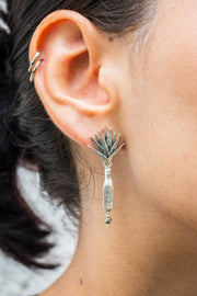 Aretes Agave en Botella de Tequila