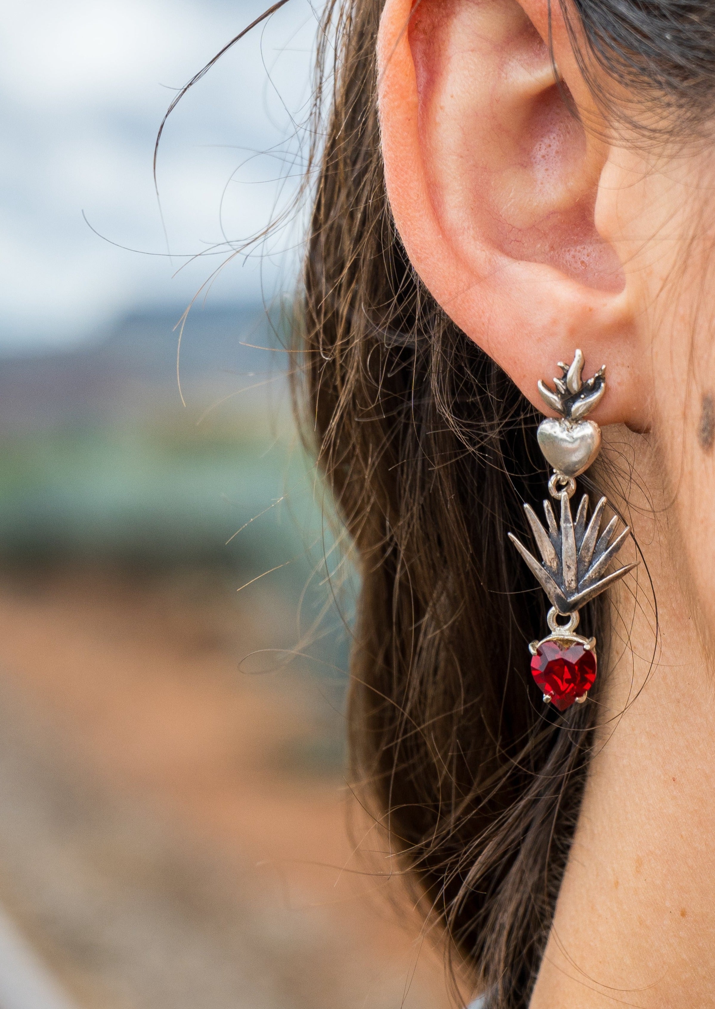 Aretes Tierra Roja