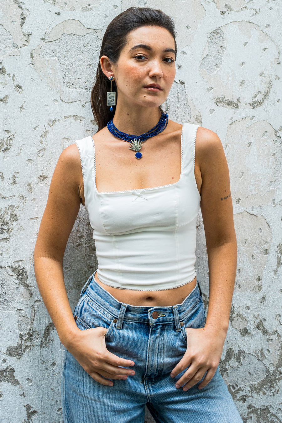 Collar Campos Azules