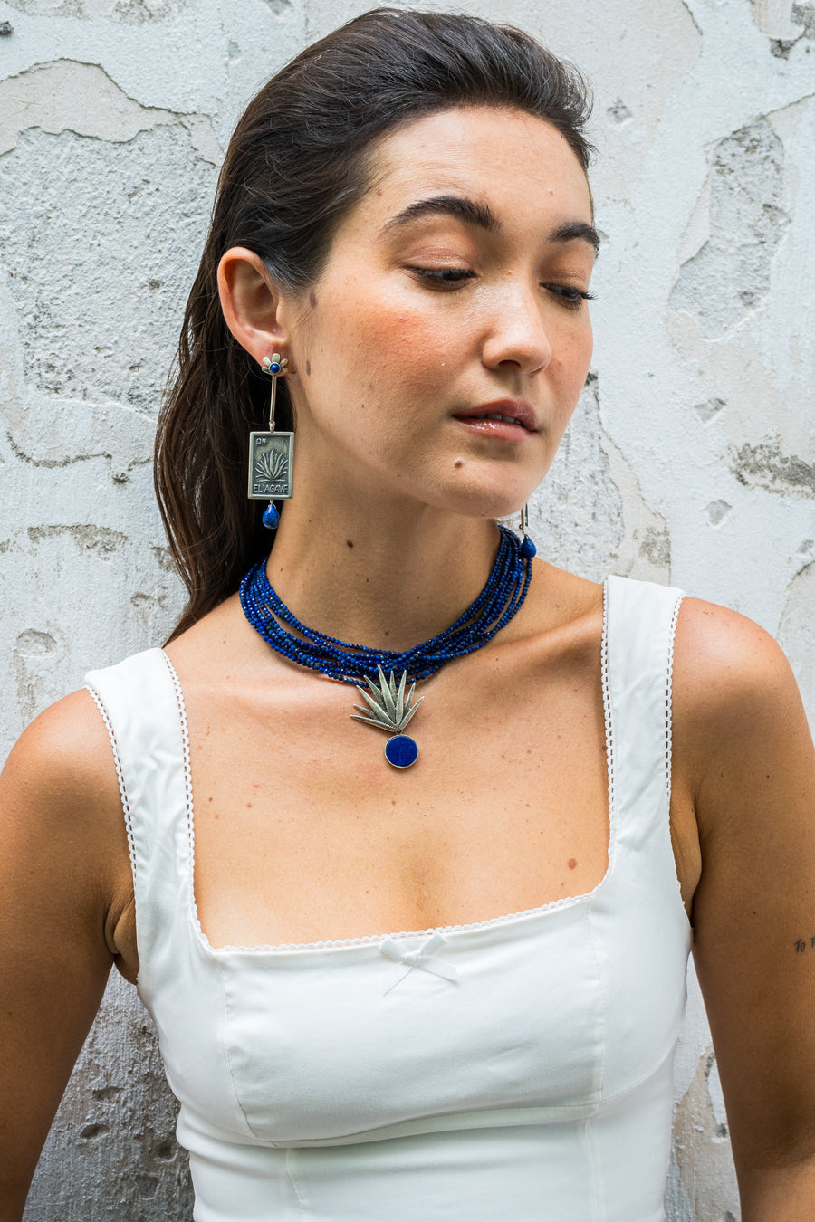 Collar Campos Azules