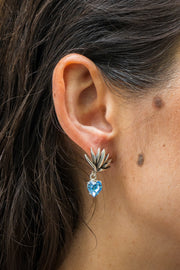 Aretes Agave Celeste
