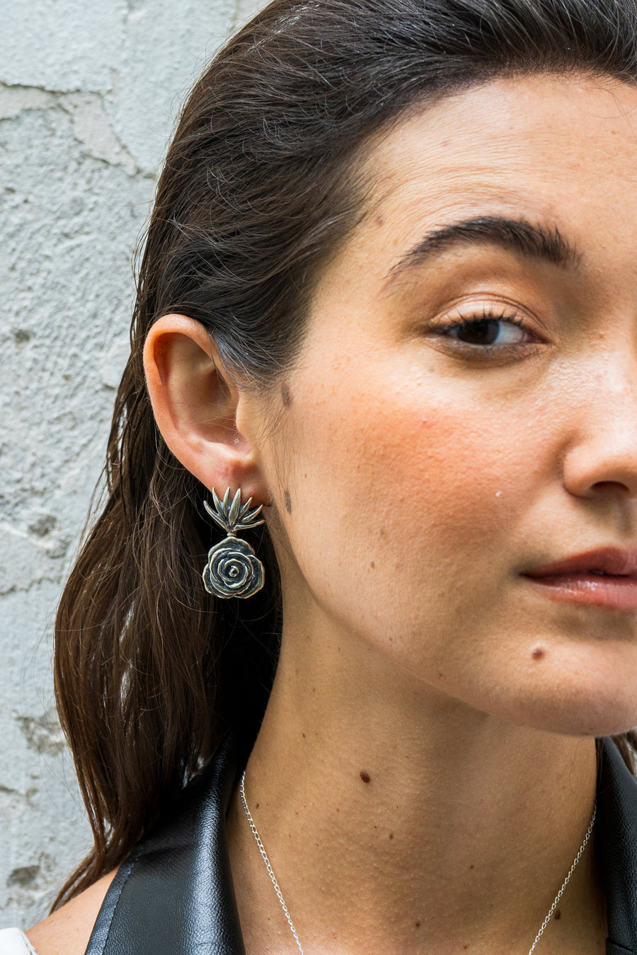 Aretes Rosa Agave