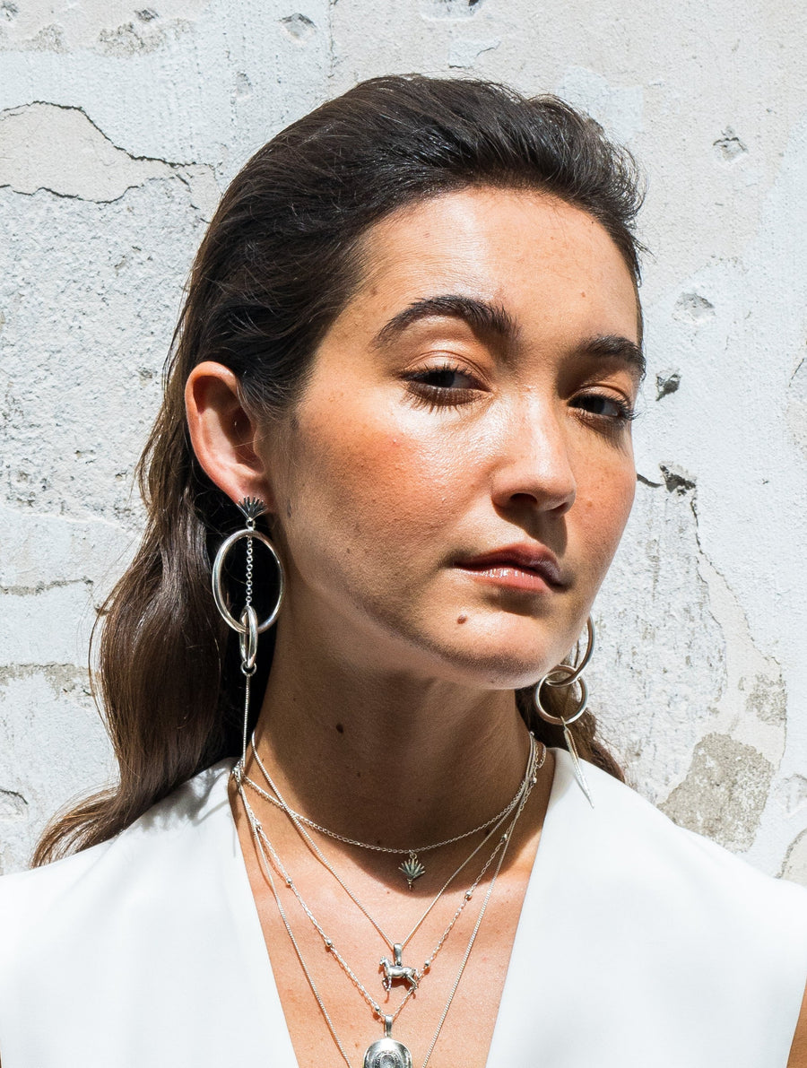 Aretes Péndulo de Agave