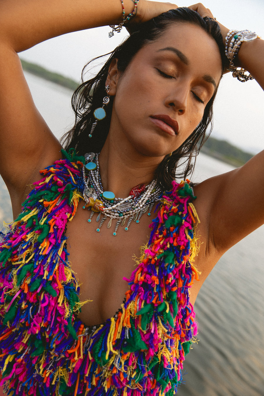 Aretes Mar Turquesa