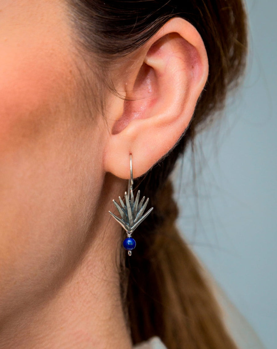 Aretes Agave sueño 3 Lapislázuli