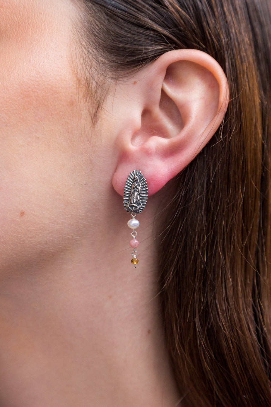 Aretes Virgen De Guadalupe