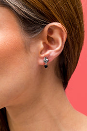 Aretes Sagrado Corazón Y Gema