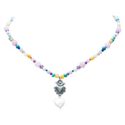 Collar Ramo de Flores Multicolor