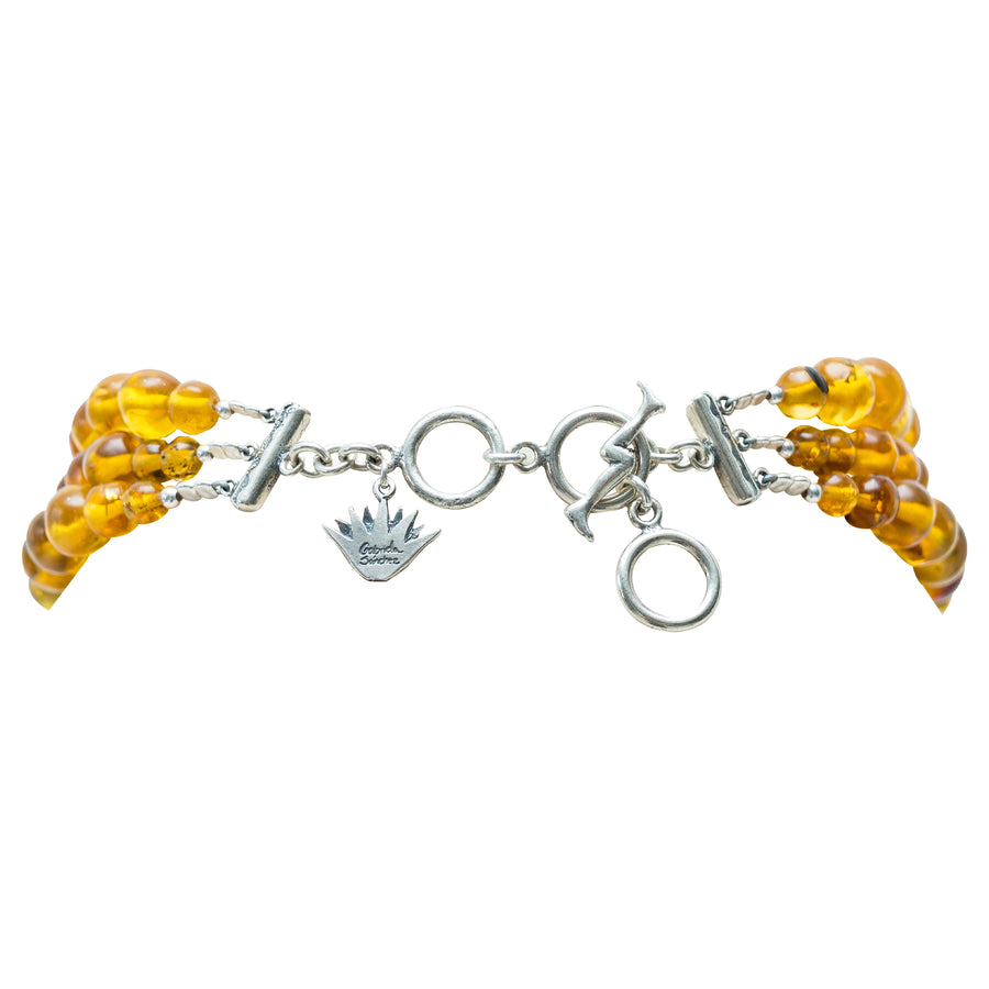 Collar Corazón de Melocotón