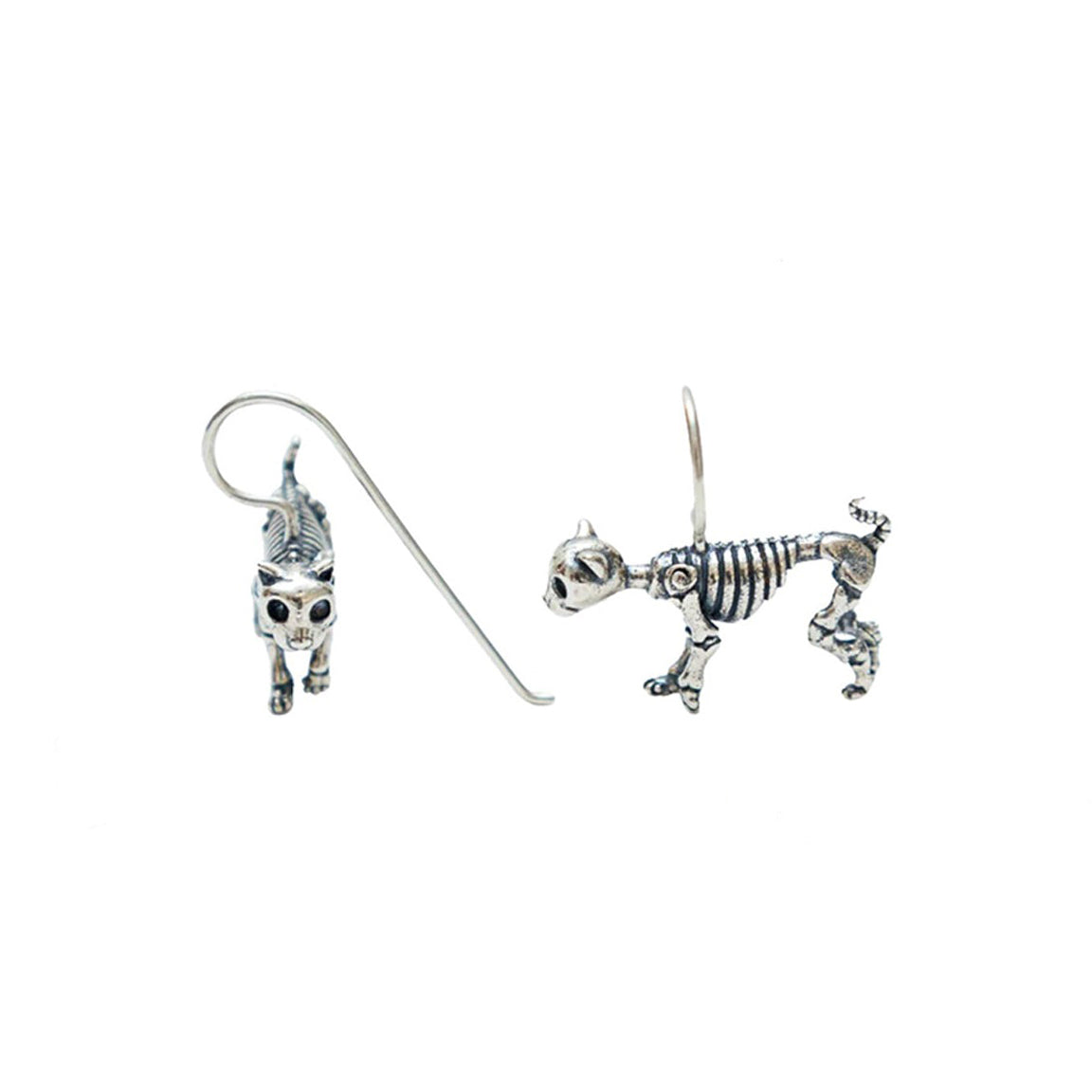 Aretes Gato Calaca