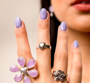 Anillo Corazón con Puntos Alrededor Gabriela Sánchez Anillo