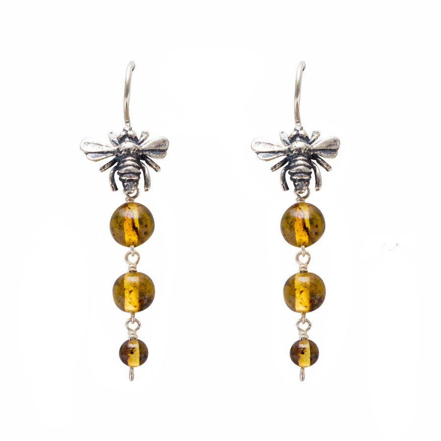 Aretes Abejitas Derramando Miel