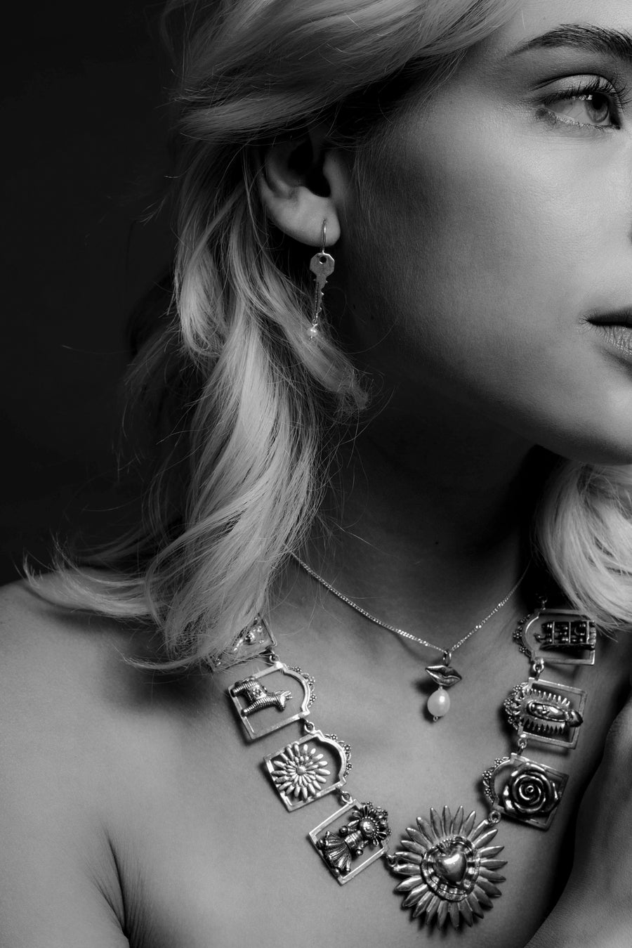 Aretes Dos Llaves Gabriela Sánchez Aretes