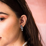 Aretes Muñeca de Listones Mini Perla
