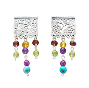 Aretes Papel Picado Anochecer