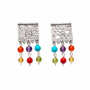 Aretes Papel Picado Colores DM017 Aretes