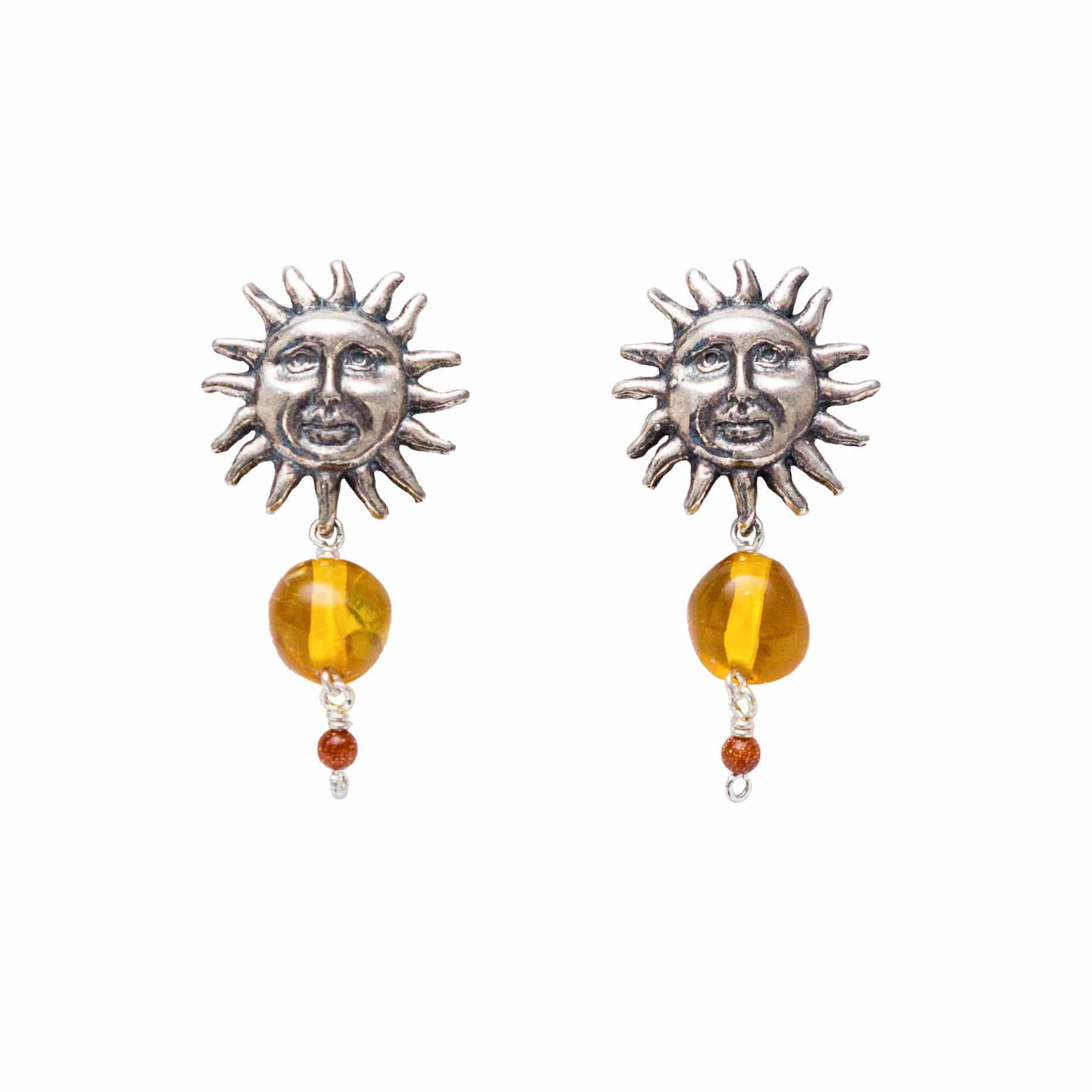 Aretes Sol de Atardecer Gabriela Sánchez Aretes