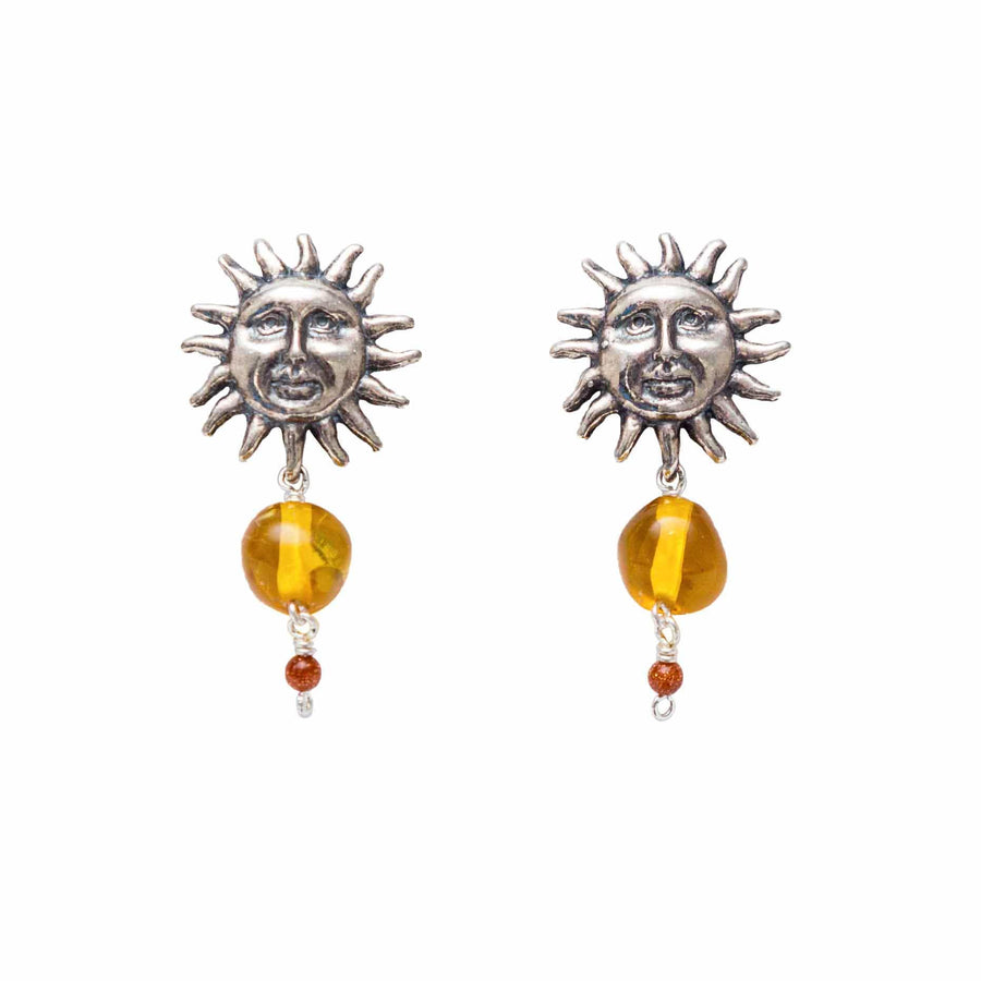 Aretes Sol de Atardecer Gabriela Sánchez Aretes