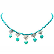 Collar Corazón Turquesa