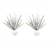 Aretes Agave Realista con Perla