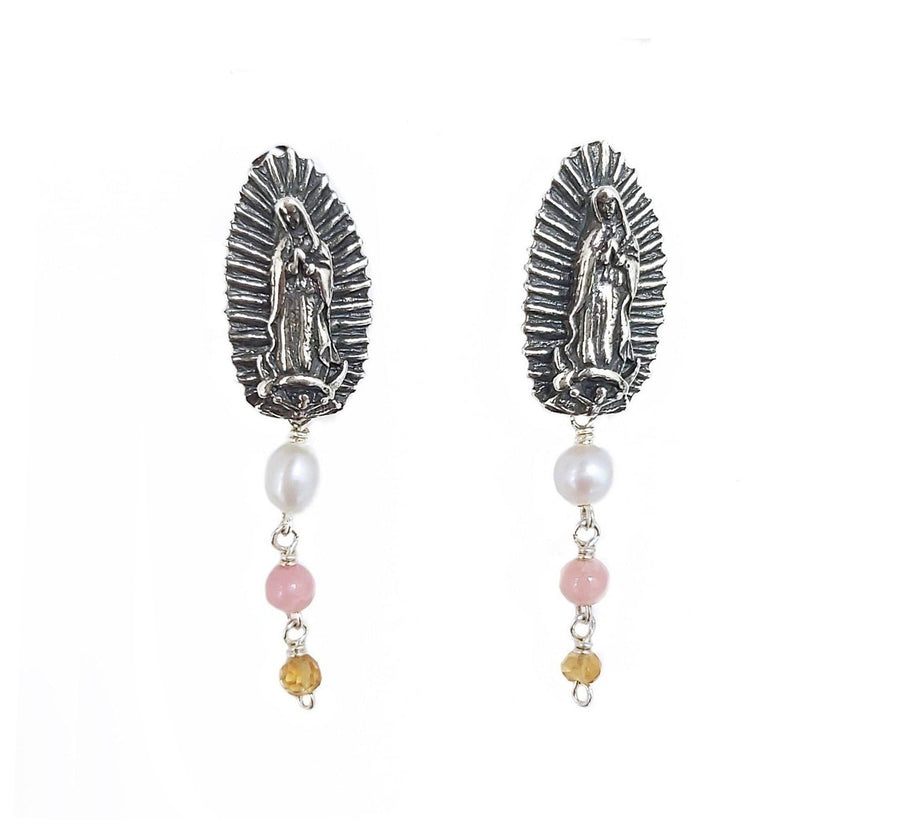 Aretes Virgen De Guadalupe