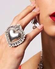 Anillo Corazón Bordado DM001 Anillo