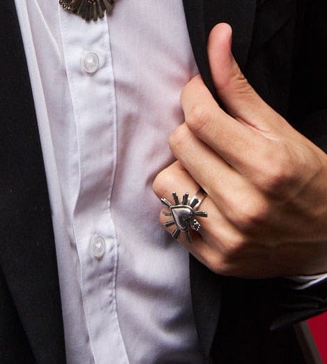 Anillo Corazón Querido México Mediano DM018 Anillo