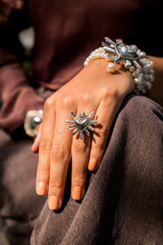 Anillo Corazón Querido México mediano Gabriela Sánchez Anillo