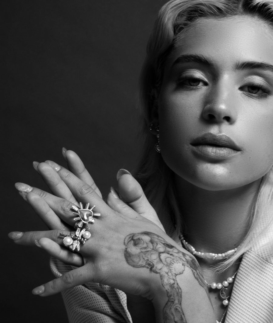 Anillo Corazón Querido México mediano Gabriela Sánchez Anillo