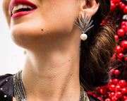 Aretes Agave Realista con Perla Gabriela Sánchez Aretes