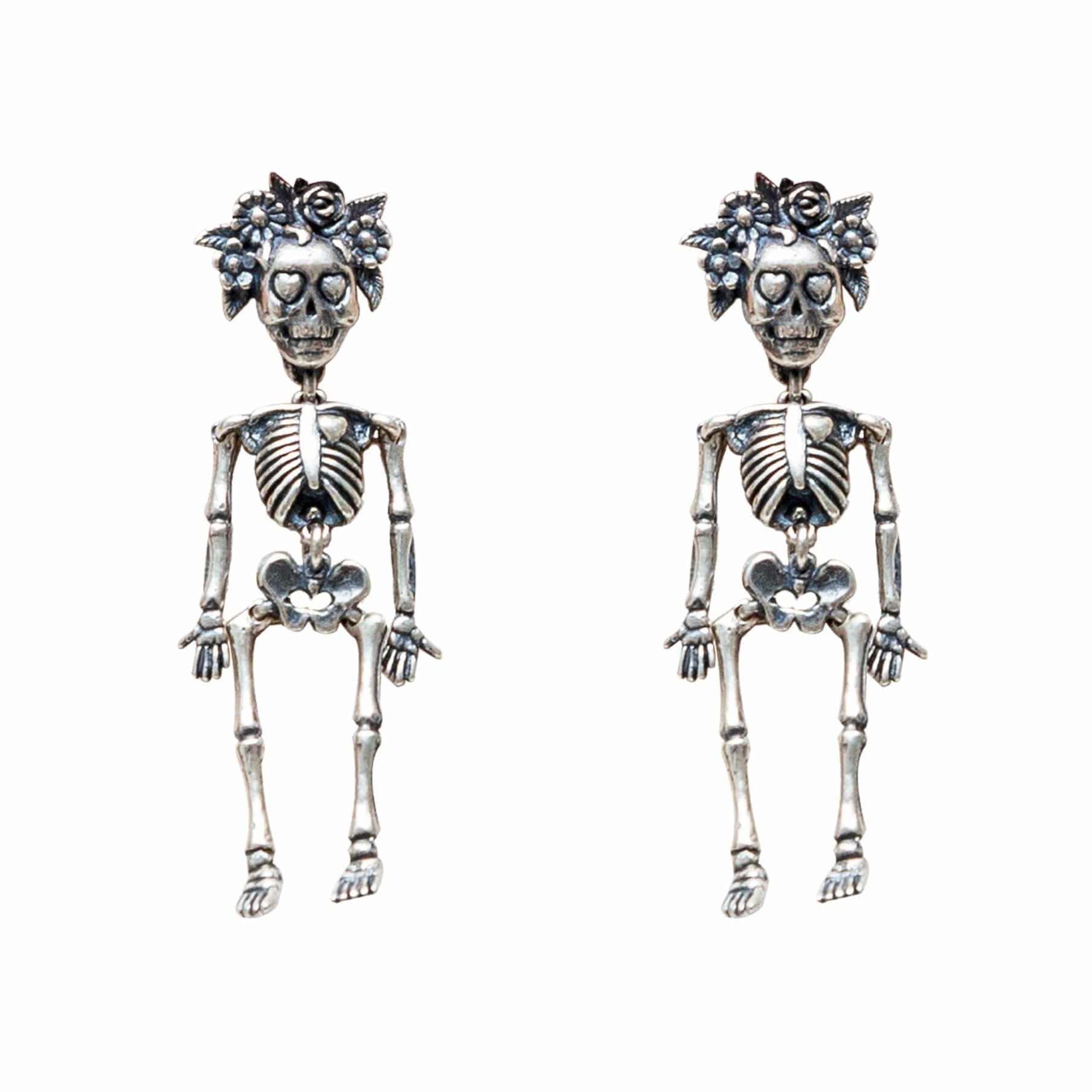Aretes Calacas Gabriela Sánchez Aretes