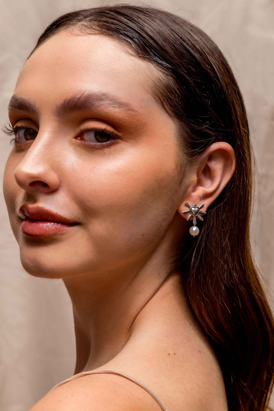Aretes Querido México Perla DM026 Aretes