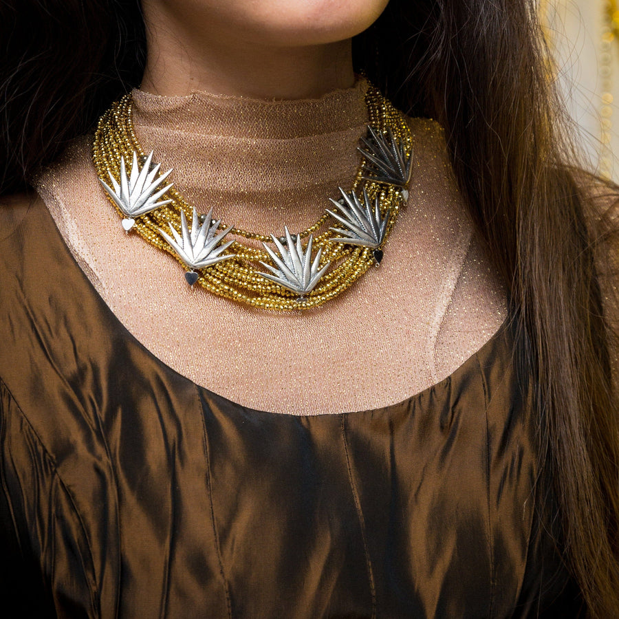 Collar Sueño Dorado de Agaves 22NAV009 Collar