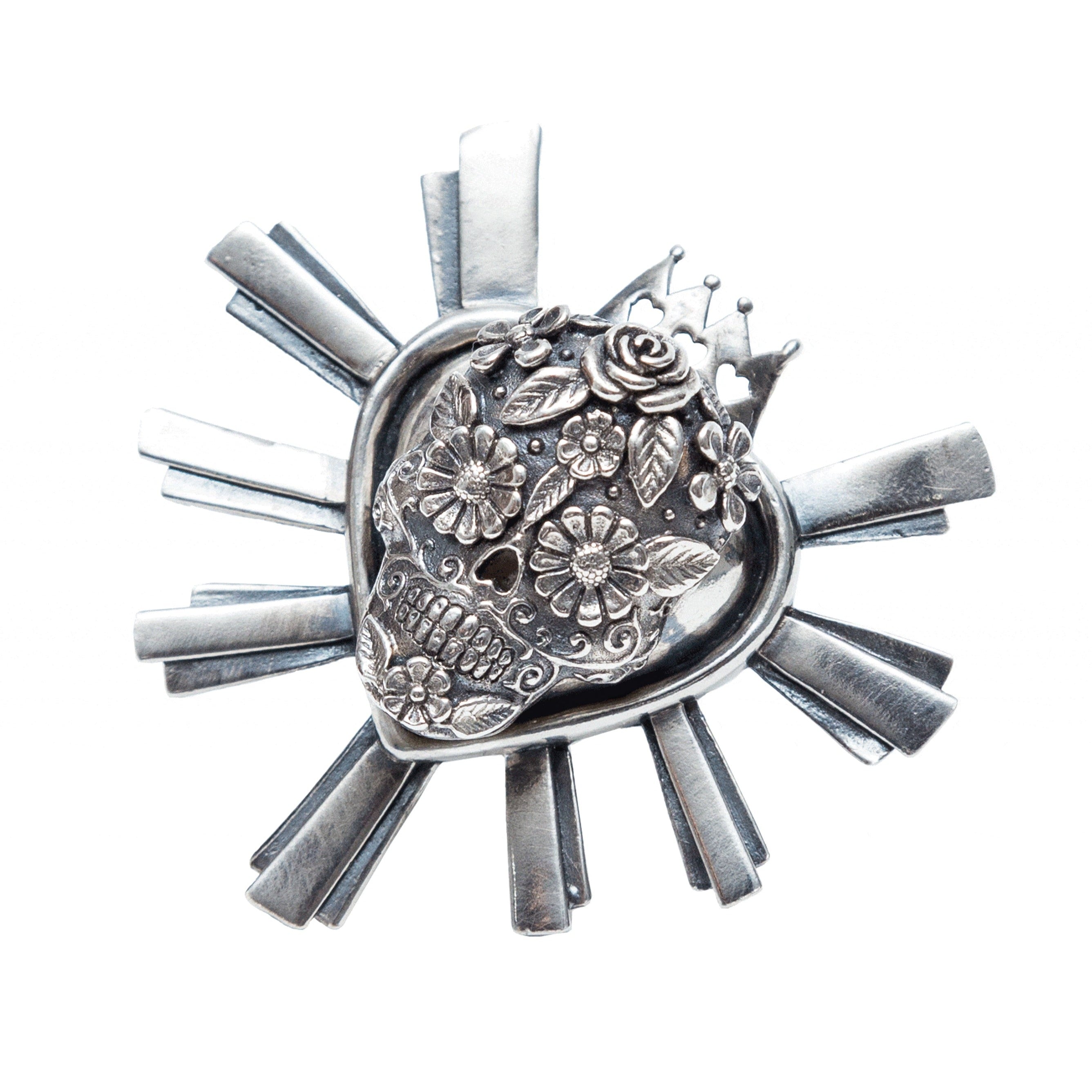 Anillo Calavera Mexicana