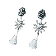 Aretes Amor entre Rosas