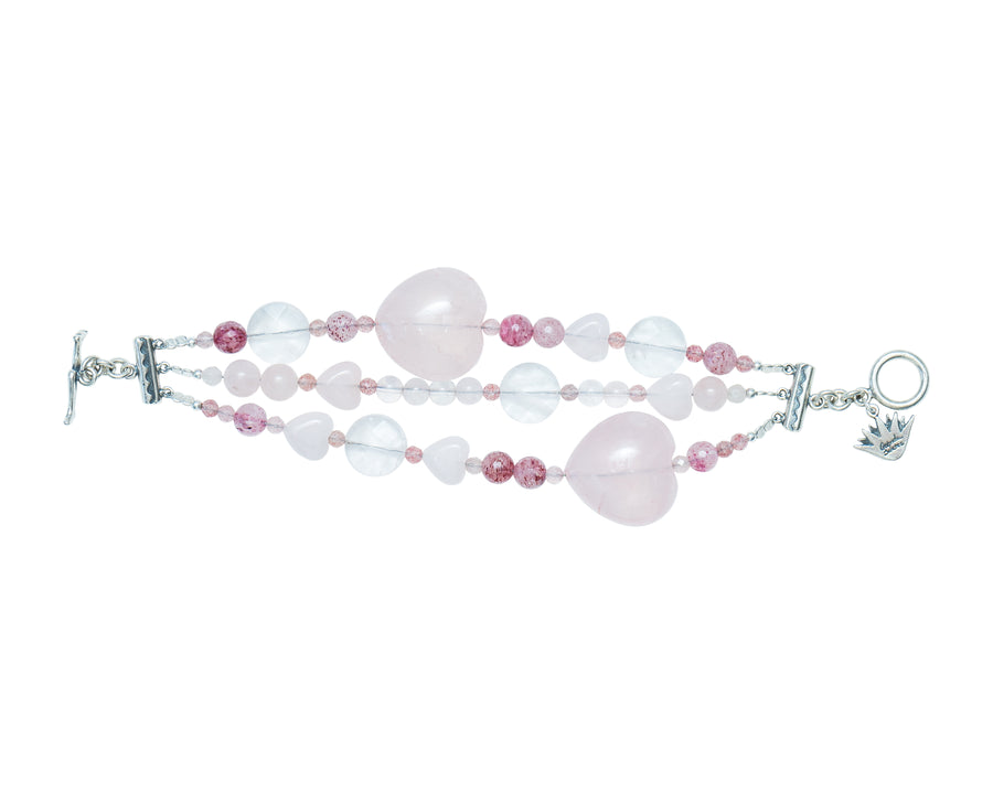 Pulsera Encaje Rosa